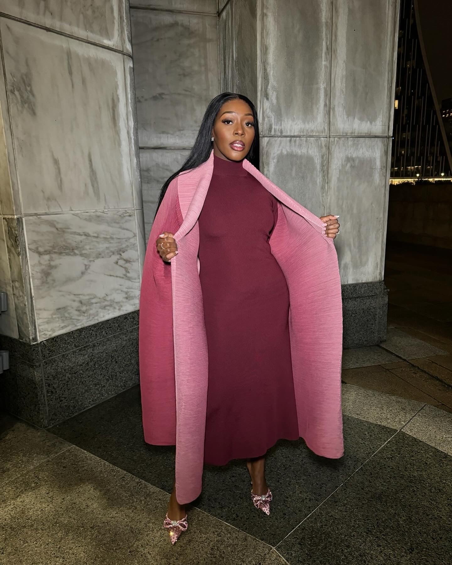 Doyenne Pleated Robe