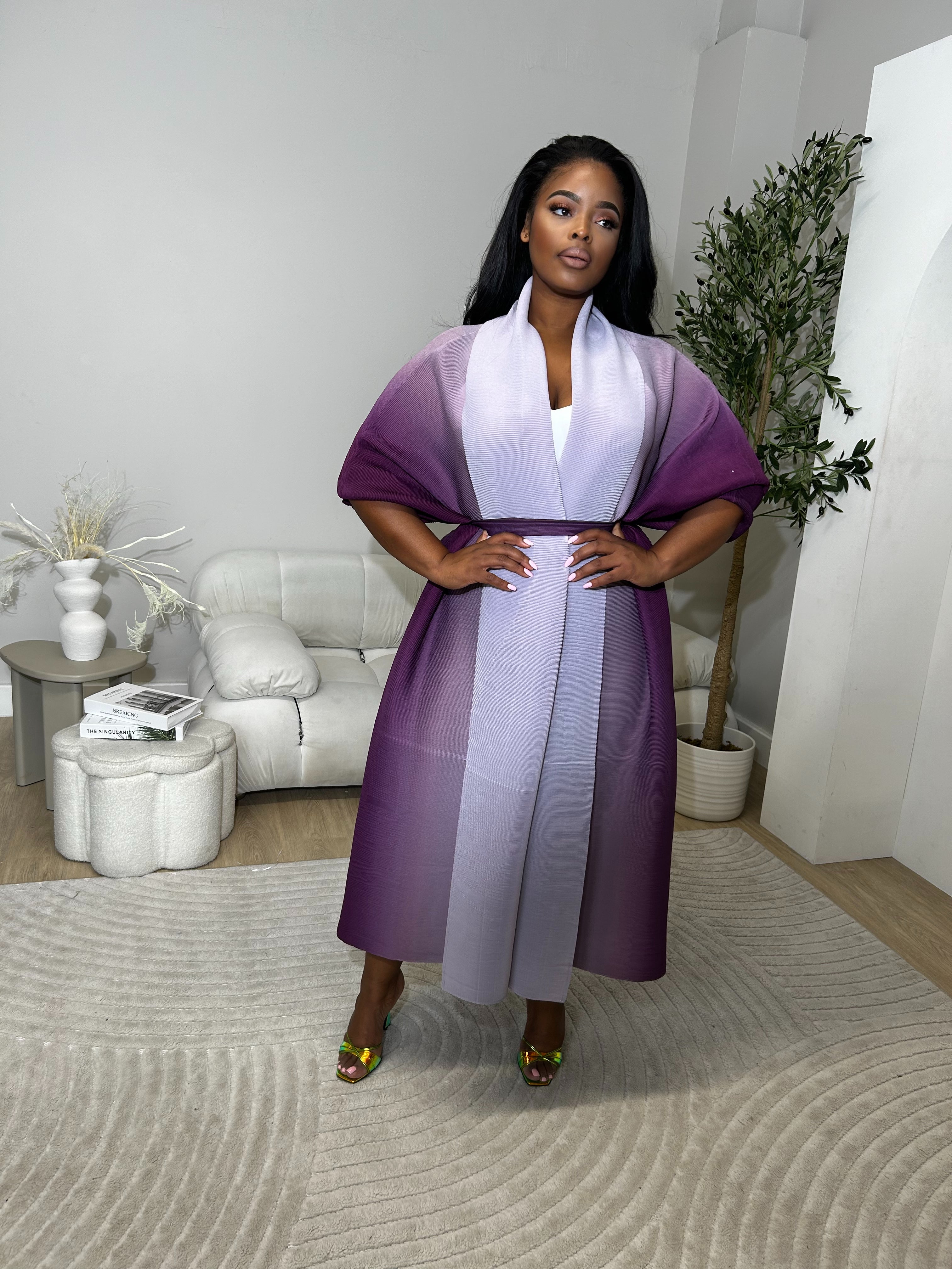 Doyenne Pleated Robe