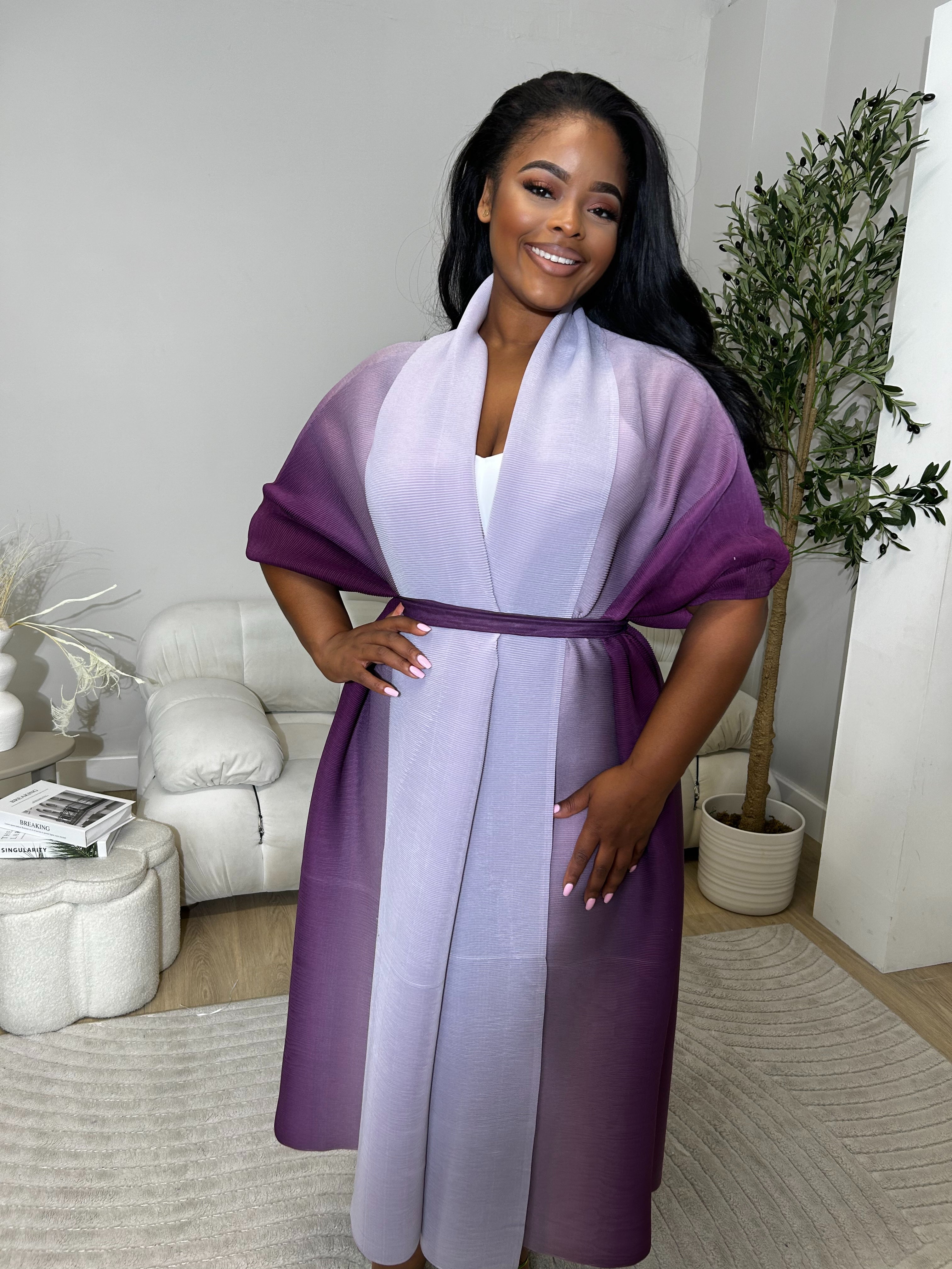Doyenne Pleated Robe